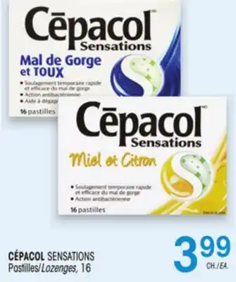Uniprix CÉPACOL SENSATIONS Pastilles/Lozenges offer