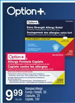 Uniprix OPTION + Allergies/Allergy offer