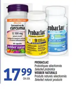 Uniprix PROBACLAC, WEBBER NATURALS offer