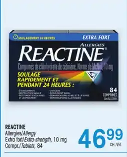 Uniprix REACTINE Allergies/Allergy Extra fort/Extra-strength, 10 mg Compr./Tablets offer
