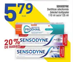 Uniprix SENSODYNE Dentifrices sélectionnés/ Selected toothpastes offer