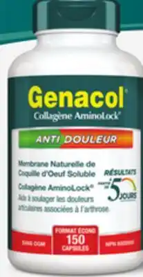 Uniprix Genacol Anti-Douleur offer
