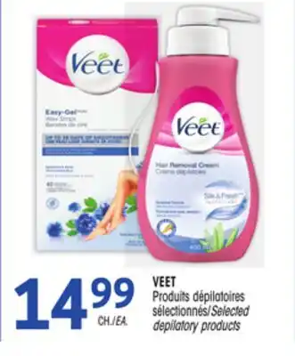 Uniprix VEET Produits dépilatoires sélectionnés/Selected depilatory products offer