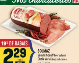 Marché Adonis SOLMAZ Salami boeuf | Beef salami offer