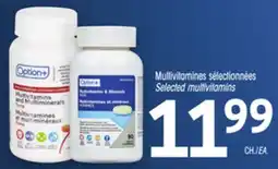 Uniprix OPTION+ Multivitamines sélectionnées/Selected multivitamins offer