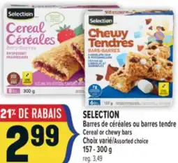Marché Adonis SELECTION Barres de céréales ou barres tendre | Cereal or chewy bars offer