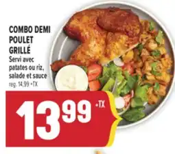 Marché Adonis COMBO DEMI POULET GRILLÉ offer