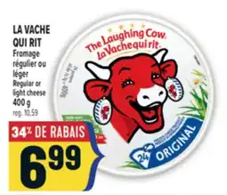 Marché Adonis LA VACHE QUI RIT FROMAGE RÉGULIER OU LÉGER | REGULAR OR LIGHT CHEESE offer