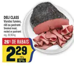 Marché Adonis DELI CLASS Viandes fumées, rôti ou pastrami | Smoked meat, rosted or pastrami offer