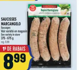 Marché Adonis SAUCISSES MARCANGELO | MARCANGELO SAUSAGES offer