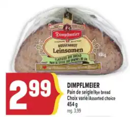 Marché Adonis DIMPFLMEIER Pain de seigle | Rye bread offer