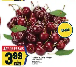 Marché Adonis CERISES ROUGES JUMBO | JUMBO RED CHERRIES offer