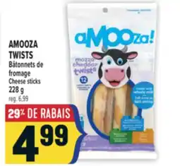 Marché Adonis AMOOZA TWISTS Bâtonnets de fromage | Cheese sticks offer