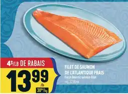 Marché Adonis FILET DE SAUMON DE L'ATLANTIQUE FRAIS | FRESH ATLANTIC SALMON FILLET offer