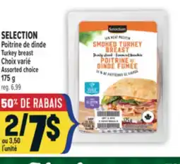 Marché Adonis SELECTION POITRINE DE DINDE | SELECTION TURKEY BREAST offer