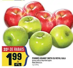 Marché Adonis POMMES GRANNY SMITH OU ROYAL GALA | GRANNY SMITH OR ROYAL GALA APPLES offer