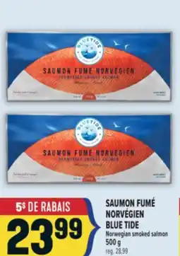 Marché Adonis SAUMON FUMÉ NORVÉGIEN BLUE TIDE | BLUE TIDE NORWEGIAN SMOKED SALMON offer