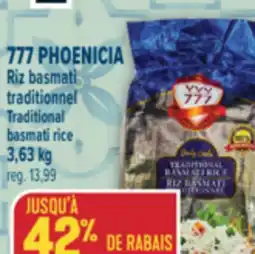 Marché Adonis 777 PHOENICIA RIZ BASMATI TRADITIONNEL | TRADITIONAL BASMATI RICE offer