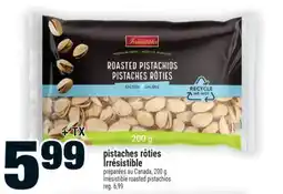Super C pistaches rôties Irrésistible | Irrésistible roasted pistachios offer
