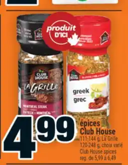 Super C épices Club House | Club House spices offer