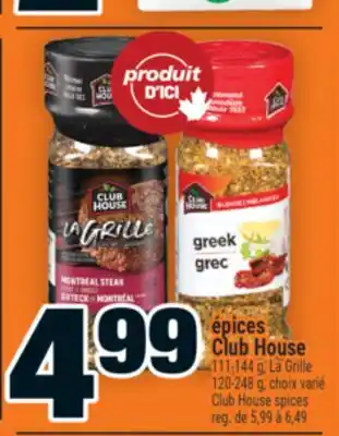 Super C épices Club House | Club House spices offer