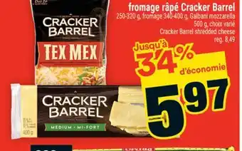 Super C fromage râpé Cracker Barrel | Cracker Barrel shredded cheese offer