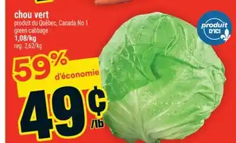 Super C chou vert | green cabbage offer