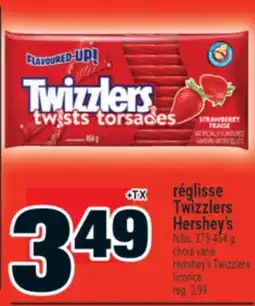 Super C réglisse Twizzlers Hershey's Nibs | Hershey's Twizzlers licorice offer
