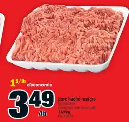 Super C porc haché maigre | lean ground pork, econo pack offer