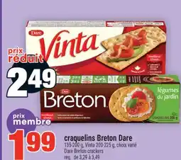 Super C craquelins Breton Dare Vinta | Dare Breton crackers offer