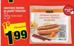 Super C saucisses fumées au poulet Selection | Selection chicken wieners offer