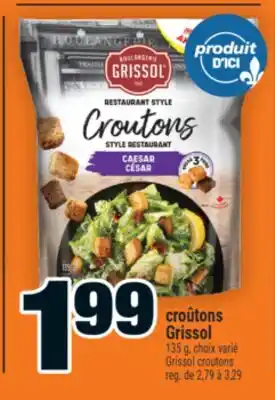 Super C croûtons Grissol | Grissol croutons offer
