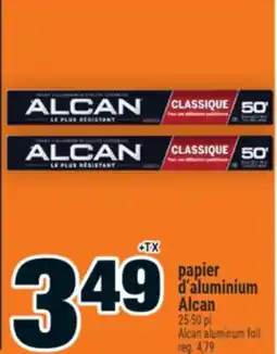 Super C papier d'aluminium Alcan | Alcan aluminum foil offer