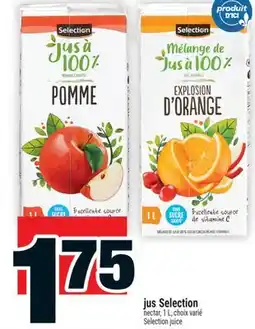 Super C jus Selection nectar | Selection juice offer