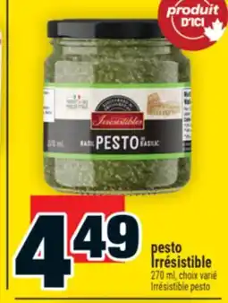 Super C pesto Irrésistible | Irrésistible pesto offer
