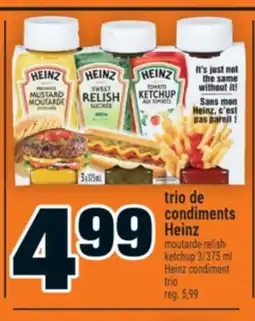 Super C trio de condiments Heinz | Heinz condiment trio offer