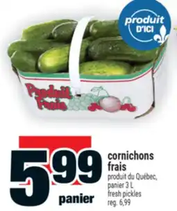 Super C CORNICHONS FRAIS | FRESH PICKLES offer