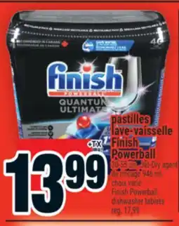 Super C pastilles lave‑vaisselle Finish Powerball | Finish Powerball dishwasher tablets offer