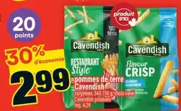 Super C pommes de terre Cavendish | potatoes offer