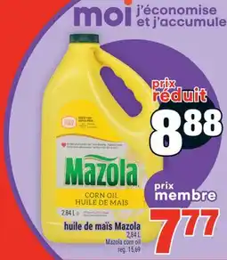 Super C huile de maïs Mazola | Mazola corn oil offer