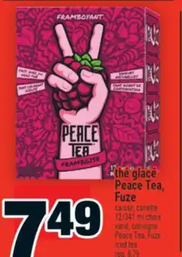 Super C thé glacé Peace Tea, Fuze | Peace Tea, Fuze iced tea offer