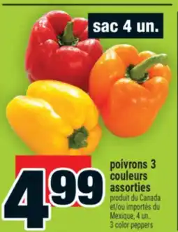 Super C poivrons 3 couleurs assorties | 3 color peppers offer