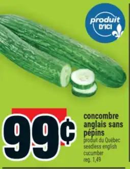 Super C concombre anglais sans pépins | seedless english cucumber offer