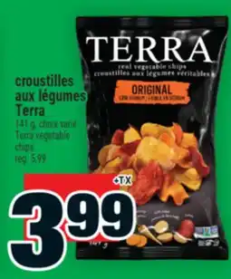 Super C CROUSTILLES AUX LÉGUMES TERRA | TERRA VEGETABLE CHIPS offer