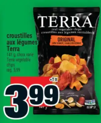 Super C CROUSTILLES AUX LÉGUMES TERRA | TERRA VEGETABLE CHIPS offer