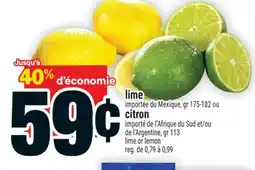 Super C lime | lime, citron | lemon offer