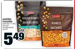Super C arachides Irrésistible | Irrésistible peanuts offer