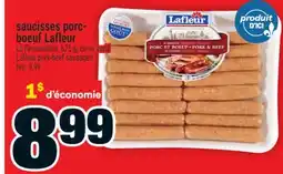 Super C saucisses porc- boeuf Lafleur | Lafleur pork-beef sausages offer