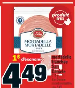 Super C mortadelle tranchée San Daniele | San Daniele sliced mortadella offer
