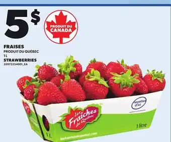 Provigo STRAWBERRIES, 1 L offer